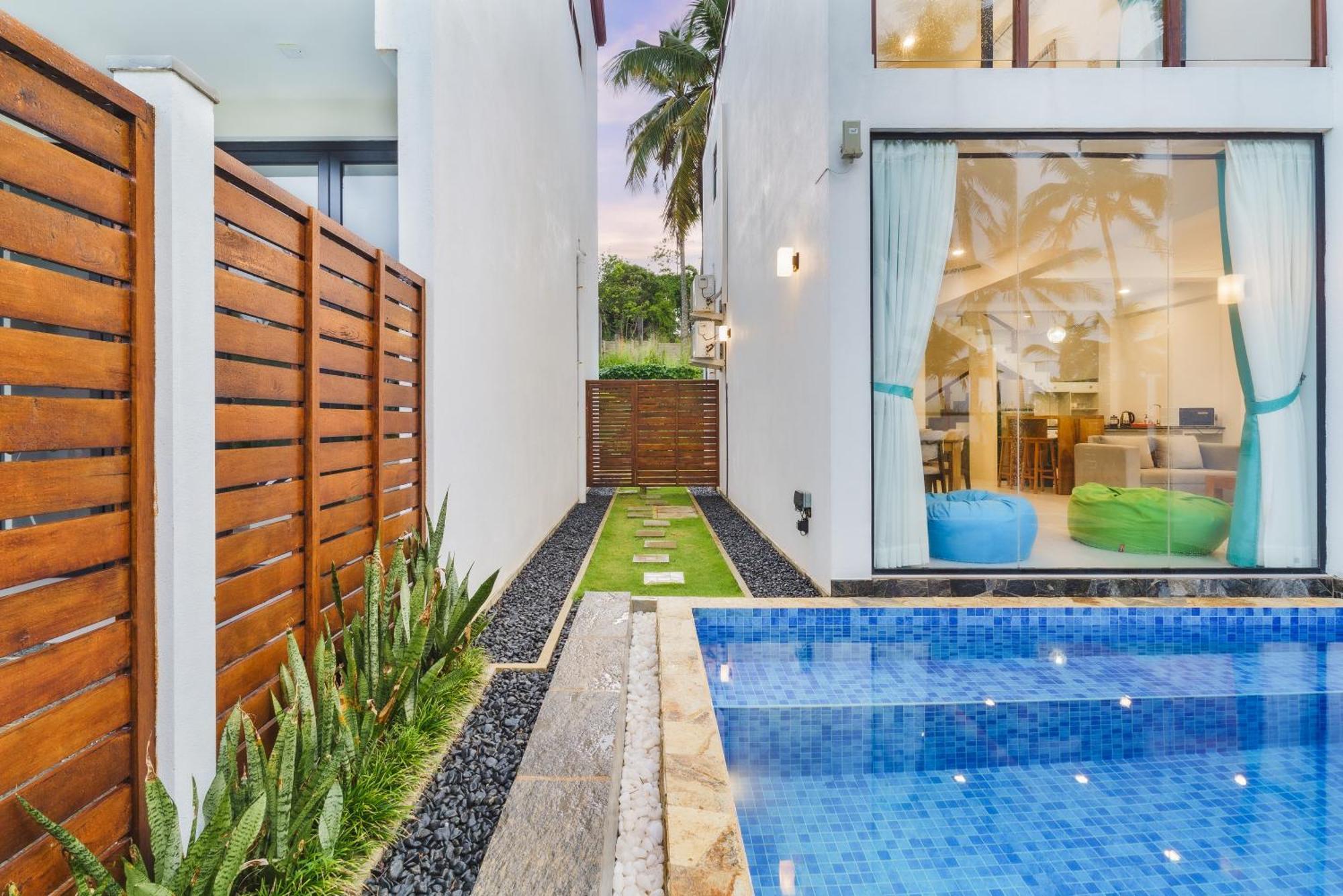 Kaas Villas - Entire Two Bedroom Villa With Private Pool & Garden Dikwella Exteriör bild