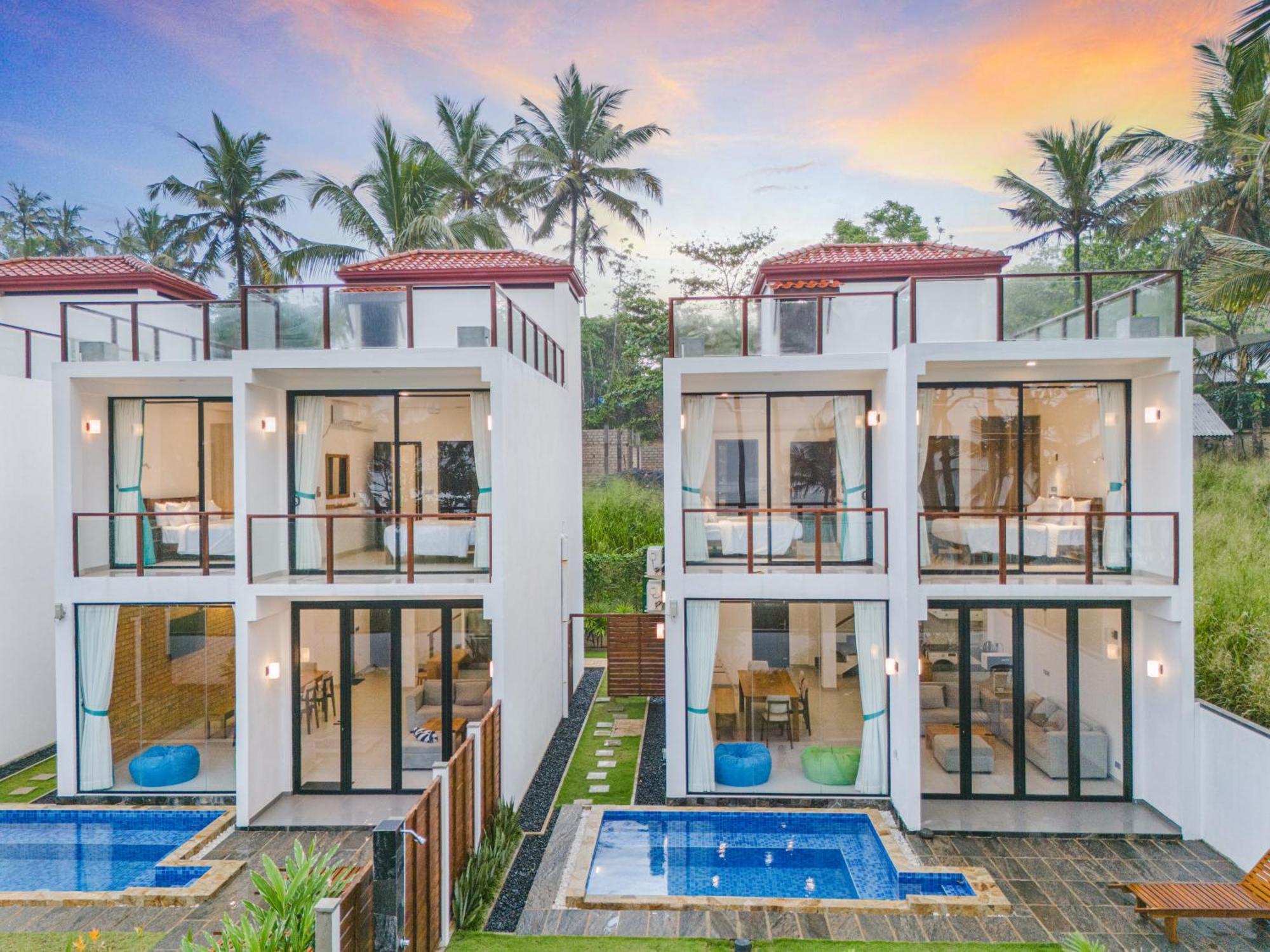 Kaas Villas - Entire Two Bedroom Villa With Private Pool & Garden Dikwella Exteriör bild